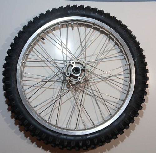 Колесо переднее в сборе (ступица,обод,камера,покрышка) 80/100-21 Мотоцикл KAYO K2 PRO