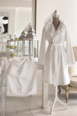 Халат махровый Delizia бежевый от Blumarine Италия