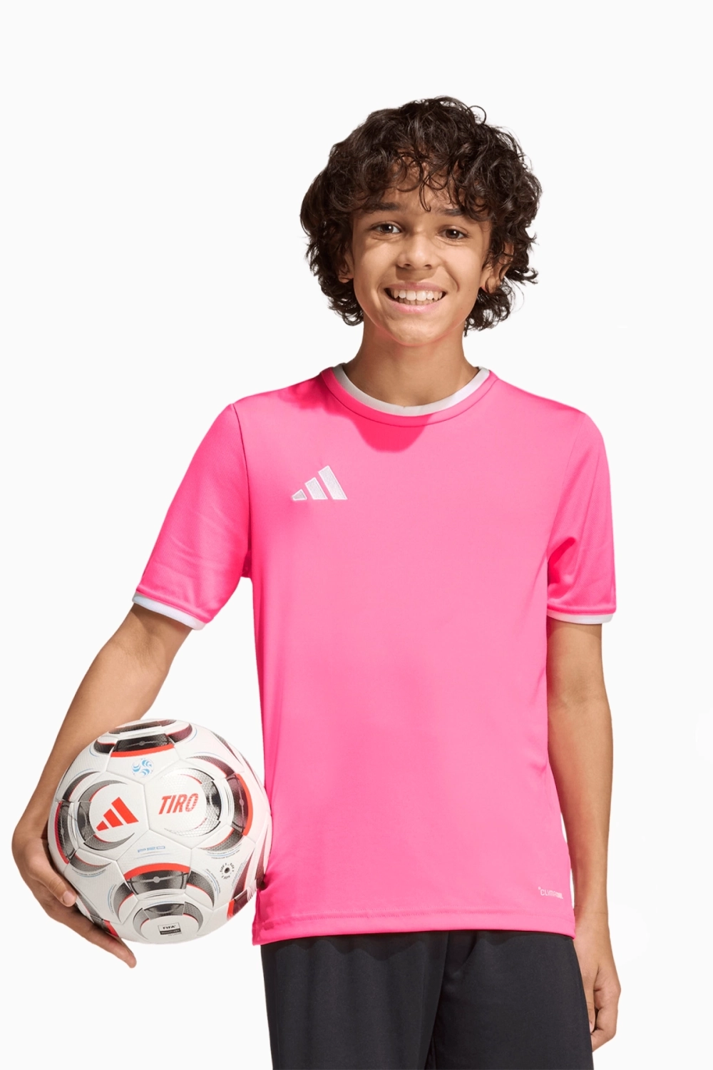 Футболка adidas Entrada 26 Junior - фиолетовый