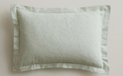 Zara Home наволочка декоративная из хлопка, зелёный, 50x75 см