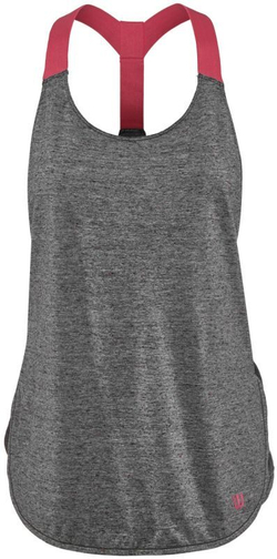 Топ теннисный Wilson Competition Flecked Tank - Gray