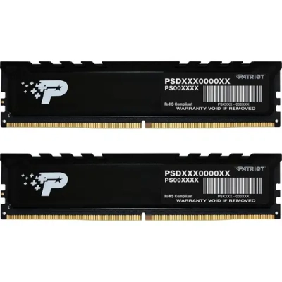 Память оперативная Patriot DDR5 2x16GB 4800MHz Signature Premium RTL (PSP532G4800KH1)