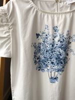 Хлопковая блузка Monnalisa, 128