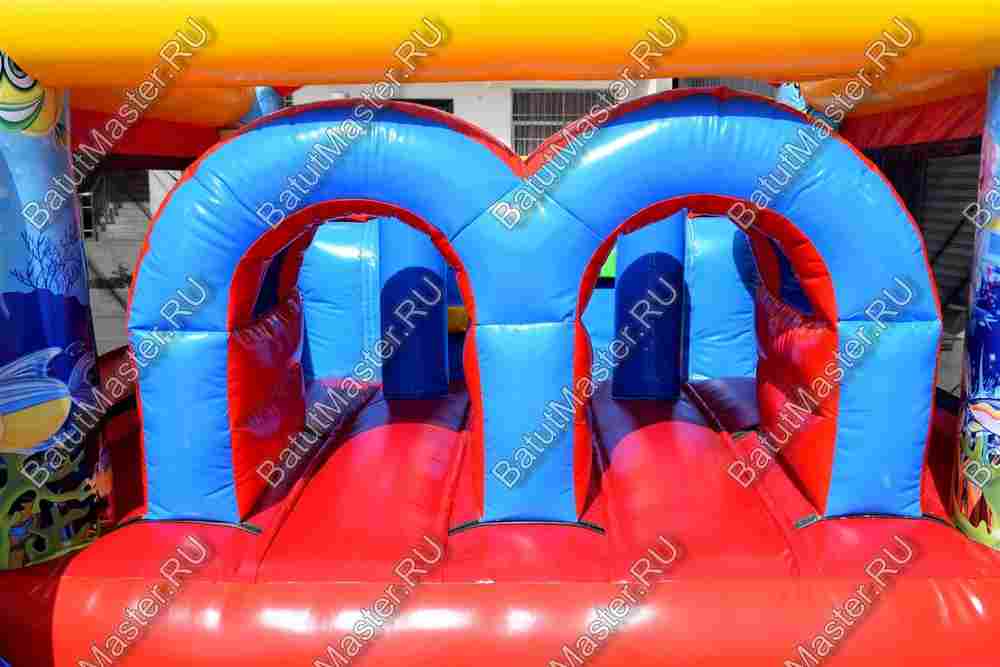 Коммерческий батут "Морской дрифт", 5.5*2.5*2 м