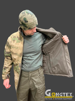 Куртка двусторонняя L7 Gongtex Reversible Jacket. Мох/Олива