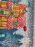 Полотенце кухонное, круглое, 2 шт, рогожка