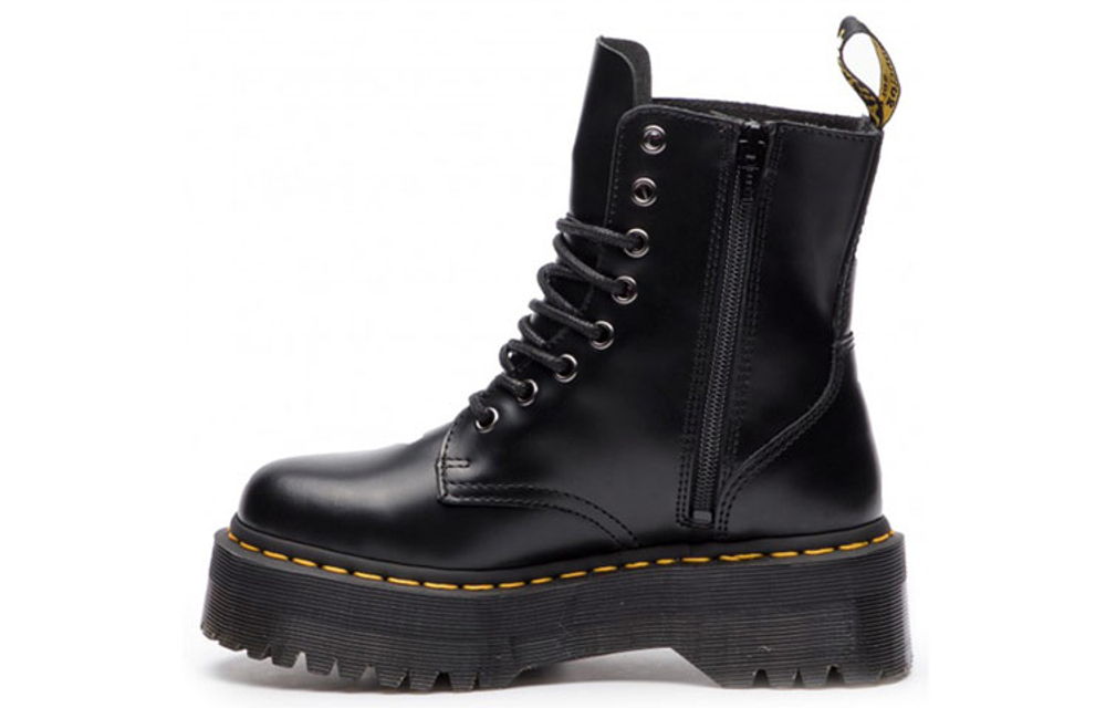 Jadon Dr.Martens Smooth Leather Platform Boot "Black" Women"s