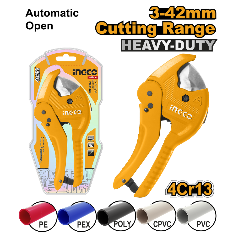 Ножницы для резки труб ПВХ 3-43 мм INDUSTRIAL