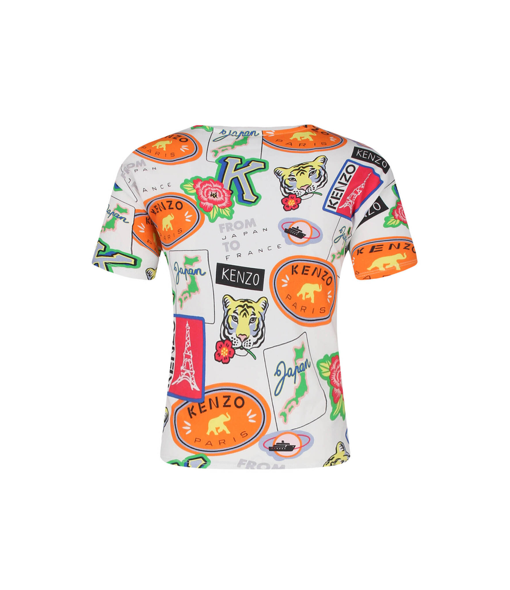 Футболка KENZO KIDS - белый(K15623)