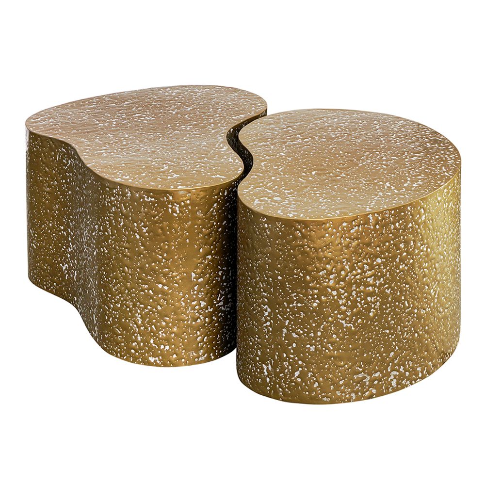 Набор из 2-х столиков Grannis, золотистые