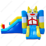 Батут для детей на дачу "В гостях у кота" 3,3*2,5*2 м