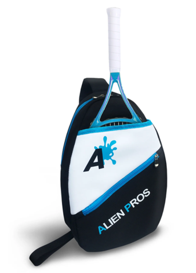 Суперлёгкая сумка рюкзак-слинг синяя для ракетки и вещей