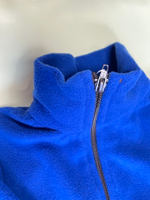 Комбинезон флисовый синий на молнии