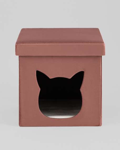 Пуф складной с ящиком Store Pet розовый