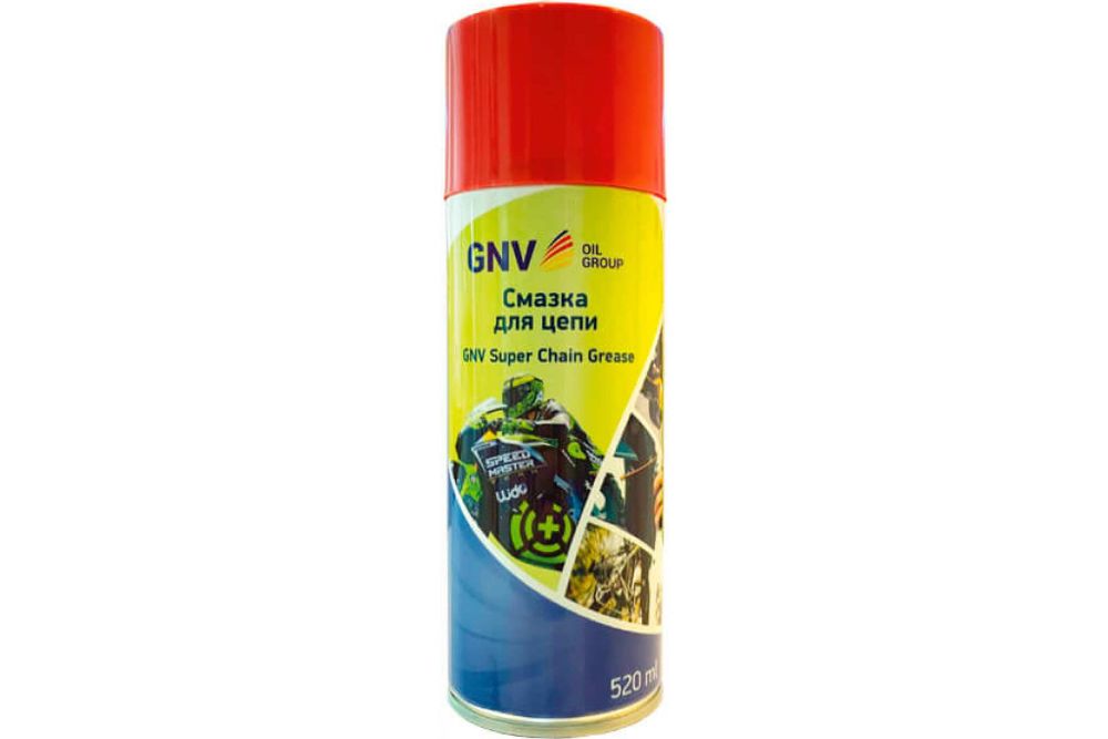 Высокостойкая смазка для цепей GNV Super Chain Grease 520 мл GSCG151015589585500520