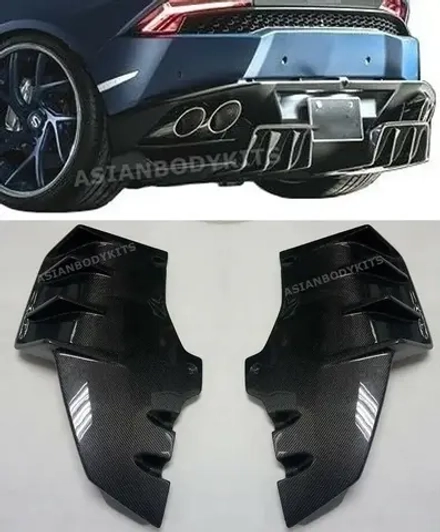 Карбоновый диффузор заднего бампера для Lamborghini Huracan LP610 2013-2016 Ламборгини Хуракан