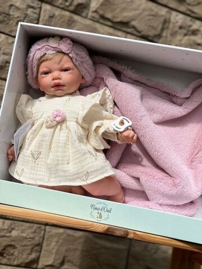 Кукла Реборн Nines 40см Baby мягконабивная (N0204)