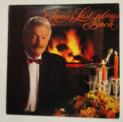 Винтажная виниловая пластинка LP James Last Plays Bach (UK 1987)