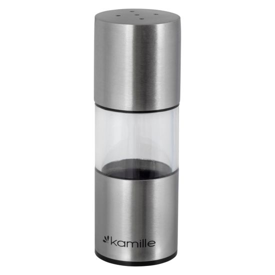 Набор для специй мельница и солонка на подставке Kamille КМ-7052