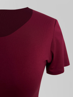 Футболка One Peach 16 однотонная приталенная по фигуре