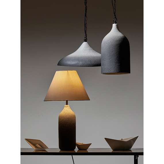 Светильник настольный Sustainable, Ø30х55 см, черный/белый