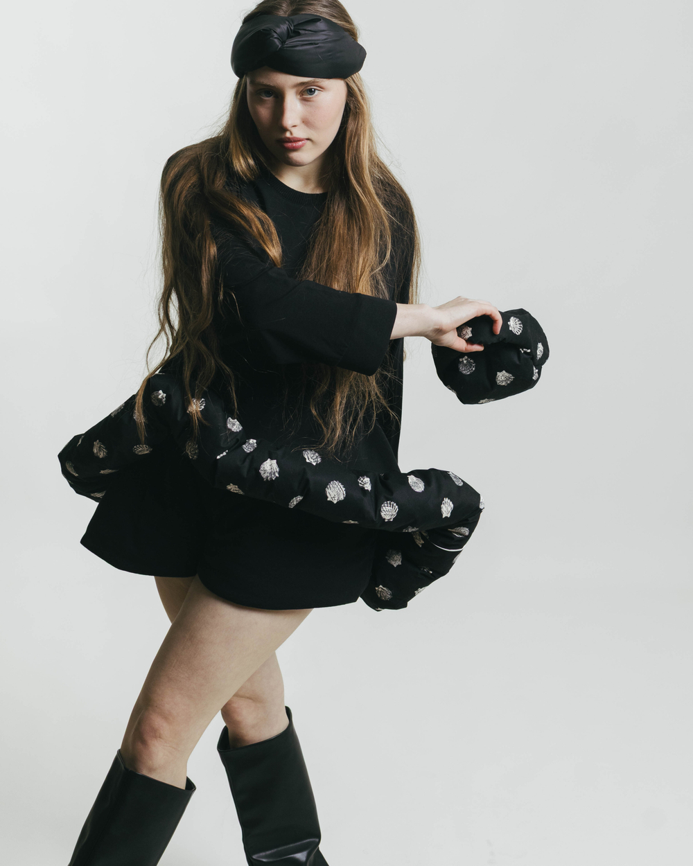 Лонгслив Women Lifebuoy Longsleeve Black and Alkonost