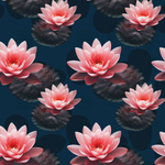 Бумага В листах 10 шт "Цветы и листья" 70 х 70 см (Микс)