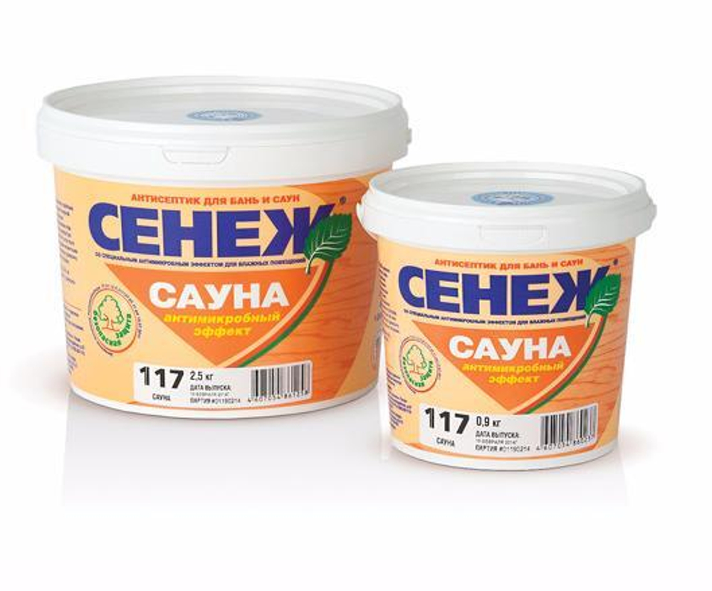 Антисептик для бань и саун Сауна Сенеж 0,9 кг
