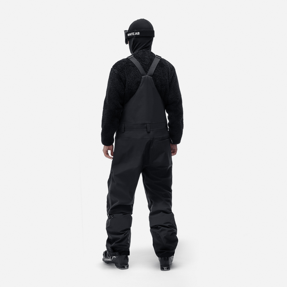 Горнолыжный полукомбинезон WHITELAB Bib-Pants IDCLIP-SHELL 3L Black