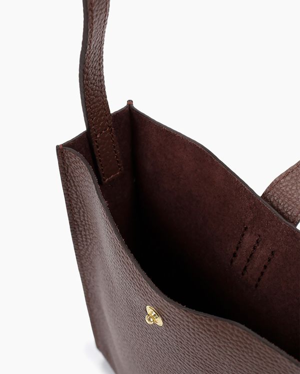 Женская кожаная сумка кросс-боди DBR 30919 коричневый торф