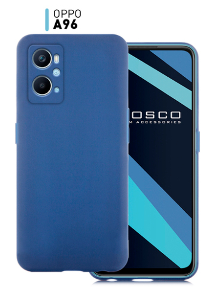 Чехол ROSCO для Oppo A96 (арт. OPPO-A96-COLOURFUL-BLUE )