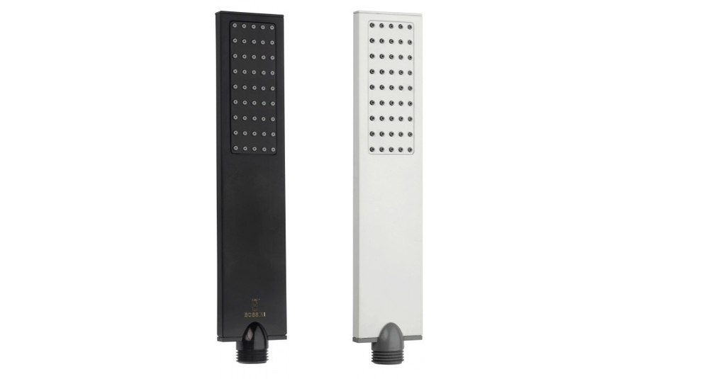 Bossini Flat One душевая лейка 221x45x9 мм, цвет черный матовый