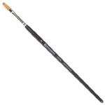 Кисть художественная профессиональная, синтетика мягкая, плоская № 6, короткая ручка, Brauberg Art