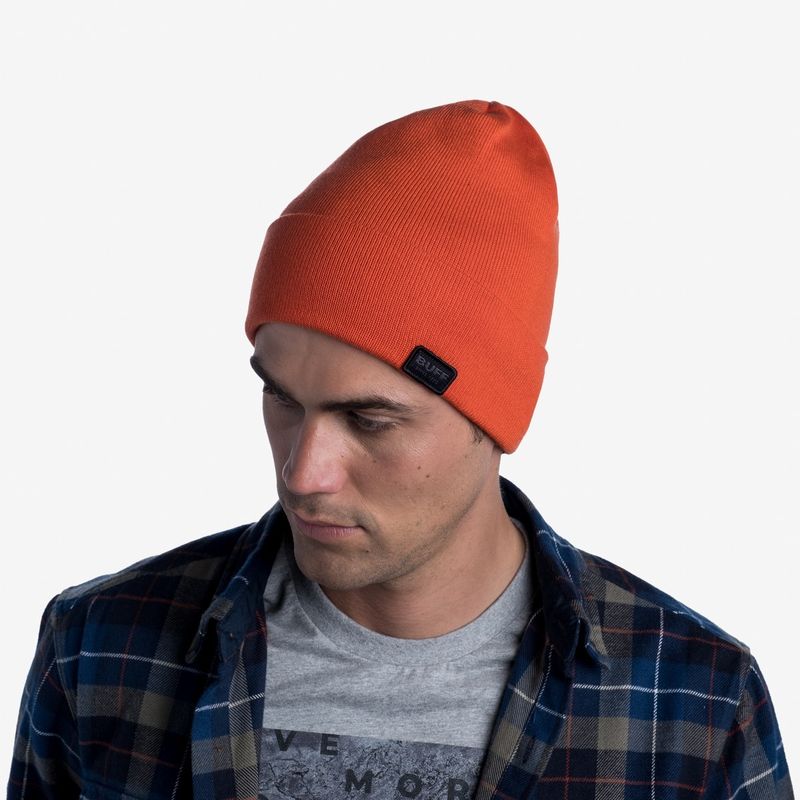 Вязаная шапка Buff Hat Knitted Niels Tangerine Фото 8