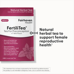 Fairhaven Health, FertiliTea®, листовой чай, для поддержки фертильности, вкус мяты, 3 унции