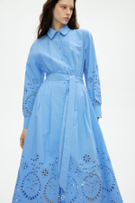 Платье-рубашка broderie anglaise