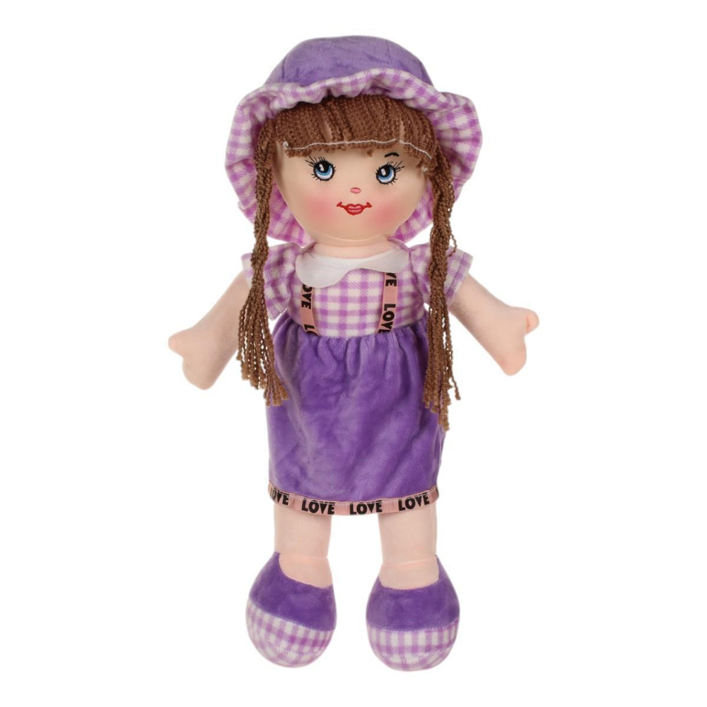 Кукла в платье с тесьмой "Love" № 2 16x41x13см. (Hand)