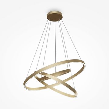 Подвесной светодиодный светильник 108W 2600К/3500К MOD058PL-L100BSK латунь Rim Maytoni