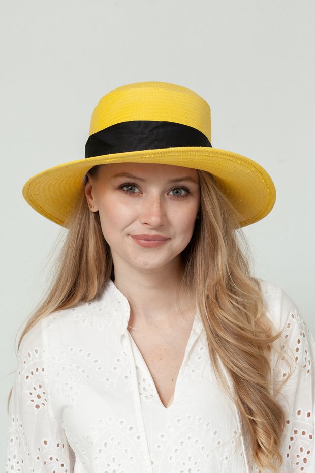 S09-1 Шляпа Kar. (Коралл / 56-57 / 30х30х6 / Соломка / 0.3)