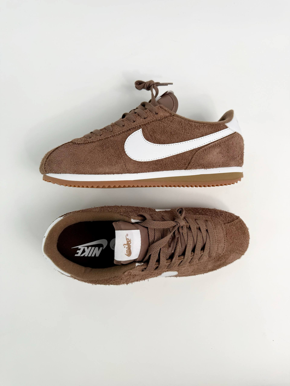 Кроссовки Nike Cortez Classic #B162 (корич.)