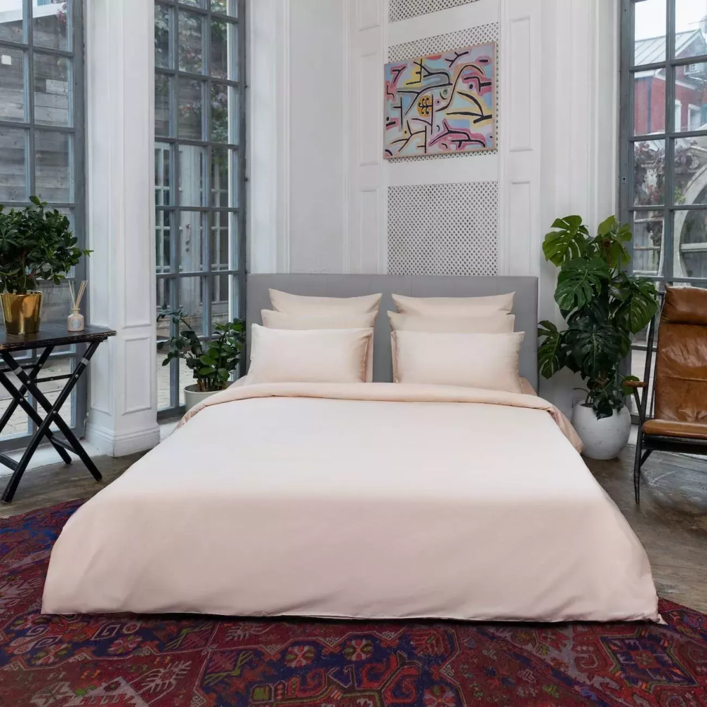 Пододеяльник 200x220 Mollen пудровый