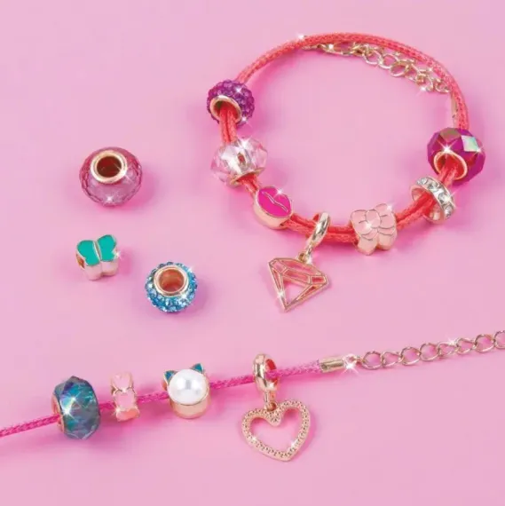 Halo Charms Bracelets: Pretty In Pink