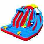 Надувной водный батут с бассейном «Перекресток» 9*7*5 м