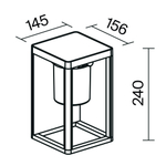 Светильник на солнечной батарее Outdoor OSL457WL-L2GF3K