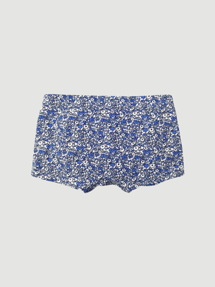 Трусы-шорты для девочки Mjölk Сет из 3х штук, Blue Flowers