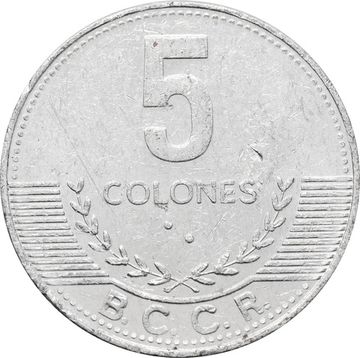 5 колонов 2016 Коста-Рика