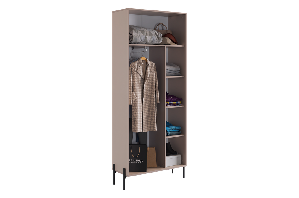 Шкаф двухдверный Доминика (кашемир/дуб крафт золотой), Мебельсон г. Ижевск