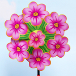 Ветрячок d-24 см «Аромат цветов» 47 см, микс