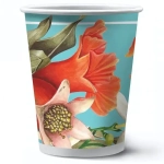 Набор бумажных стаканов 6шт 250мл «Гранат»