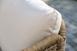 "Аликанте" лаунж-зона из искусственного ротанга, цвет соломенный